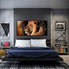 Quadros Decorativos Religioso Leão Judá Moldura Preta