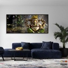 Quadros Decorativos Religioso Lord Ganesha Moldura Preta