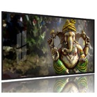 Quadros Decorativos Religioso Lord Ganesha Moldura Preta