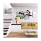 Quadros Decorativos Religioso Ramos E Cruz Jesus Cristo Sala