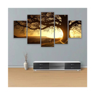 Quadros Decorativos Sala Árvore Da Vida Entardecer Sol