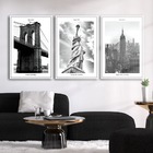 Quadros Decorativos Textura Cx Alta 3x 40x60 I Love New York