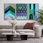 Quadros Decorativos Textura Cx Alta 40x60 Chevron Cores 3 Un