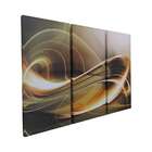 Quadros Impressão Digital Trio Marrom 120x80 Cm