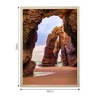 Quadro Decorativo Arte Própria sem vidro Paisagem 50x70cm