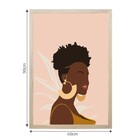 Quadro Decorativo Arte Própria sem vidro Étnico 60x90cm