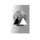 Quadros Mosaico Decorativo Triangulo Geometrico - Branca