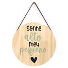 Quadros Pinus Redondo Infantil Menino Frases Sonhos
