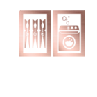 Quadros Placas Mdf 6mm Lavanderia Cozinha 2 Un 29x20