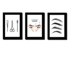 Quadros Placas Mdf 6mm Salão Beleza  Quarto Sala 3 Un 29x20