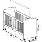 Quanto Infantil, Roupeiro, Berço Comoda Branco - Peternella