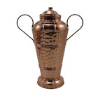 Quartinha Jarro De Cobre Com Tampa Alças Artigo Religioso M