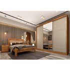 Quarto Adulto Completo Guarda Roupa 3 Portas Com Cama Casal E