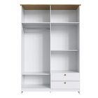 Quarto Americano Solteiro 3 Peças Guarda-roupa, Cômoda E Mesa