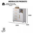 Quarto Bebê Moderno Cômoda E Berço Incluso 100% Mdf Branco