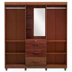 Quarto Casal 5 Peças Madeira Maciça Bronze Qt3 Fnt