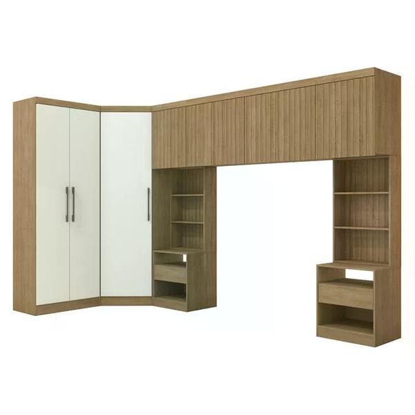 Quarto Casal 9 Pecas Modulado Prisma Cj2 Kappesberg
