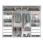 Quarto Casal Com Cama, Mesa De Cabeceira E Guarda-roupa 2 Por