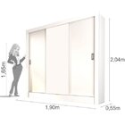 Quarto Casal Com Guarda-roupa, Cômoda, Mesa De Cabeceira E Ca