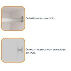 Quarto Casal Com Roupeiro 6 Portas Olimpo, Cama E Mesa De Cab