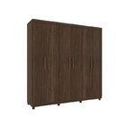 Quarto Casal Com Roupeiro 6 Portas Olimpo E Painel Cabeceira