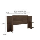 Quarto Casal Com Roupeiro 6 Portas Olimpo E Painel Cabeceira