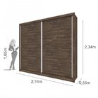 Quarto Casal Completo Com Cama Mônaco E Guarda-roupa 2 Portas