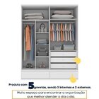 Quarto Casal Completo Guarda Roupa 4 Portas Com Cama E Mesa D