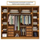 Quarto Casal Completo Guarda Roupa 6 Portas Com Cômoda Cama E