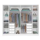 Quarto Casal Completo Guarda Roupa 6 Portas Com Cômoda Cama E