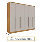 Quarto Casal Completo Guarda Roupa 6 Portas Com Cômoda Cama E