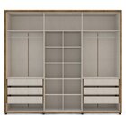 Quarto Casal Completo Guarda Roupa 6 Portas Cômoda 8 Gavetas