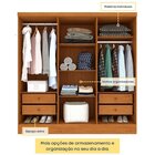 Quarto Casal Completo Guarda Roupa 6 Portas Munique, Cama Cas