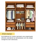 Quarto Casal Completo Guarda-roupa Lima, Cama Mônaco E Cômoda