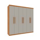 Quarto Casal Completo Guarda-roupa Lima, Cama Mônaco E Cômoda