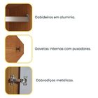 Quarto Casal Completo Guarda-roupa Lima, Cama Mônaco E Cômoda