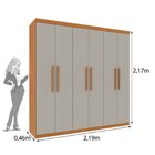 Quarto Casal Completo Guarda-roupa Lima, Cama Mônaco E Cômoda