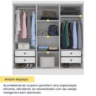 Quarto Casal Completo Guarda-roupa Munique Cama Mônaco E Cômo
