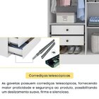 Quarto Casal Completo Guarda-roupa Munique Cama Mônaco E Cômo