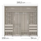 Quarto Casal Completo Roupeiro 2 Porta Cômoda 4 Gavetas 1 Por