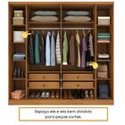 Quarto Casal Completo Roupeiro Veneza 4 Gavetas Painel Ripado