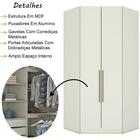 Quarto Casal Dileto Em Mdf 6 Modulos Cj1 Henn