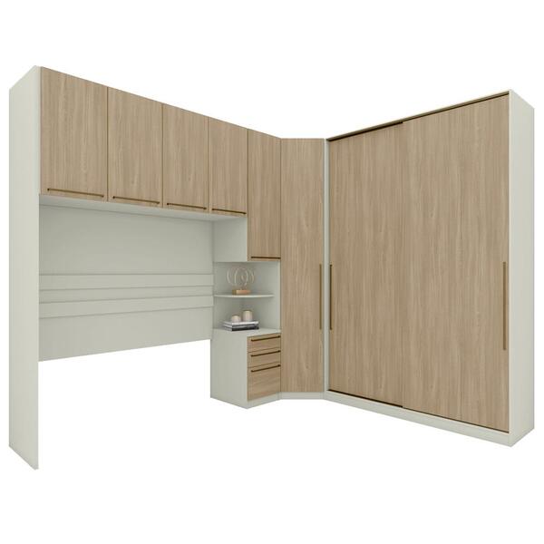 Quarto Casal Modulado 8 Portas Seletto Henn