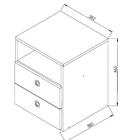 Quarto Casal Queen Com Cama 160 E Mesas De Cabeceira Tókio Mo