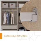 Quarto Casal Roupeiro 6 Portas Cômoda 8 Gavetas 2 Mesas Cabec