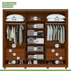 Quarto Com Guarda-roupa 3 Portas 6 Gavetas, Cômoda 2 Portas 7