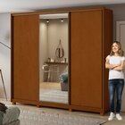 Quarto Com Guarda-roupa 3 Portas 6 Gavetas, Cômoda 2 Portas 7