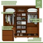 Quarto Com Guarda-roupa 3 Portas 6 Gavetas, Cômoda 2 Portas 7