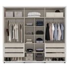 Quarto Com Guarda-roupa 6 Portas, Cômoda 8 Gavetas E 2 Mesas