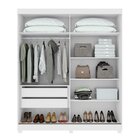 Quarto Com Guarda-roupa Casal 2 Portas 2 Gavetas, Cômoda 2 Po